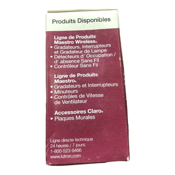 Lutron MRF2-600M-IV Maestro Wireless Multi-Location RF Dimmer Switch Ivory - Picture 3 of 6